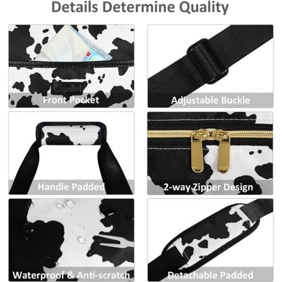 Expandable Travel Duffle Bag, Large Weekender Overnight Bags for Women Men - Picture 4 of 7